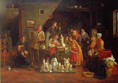 Italian Image - Boys at a Roadside Alehouse by James Collinson